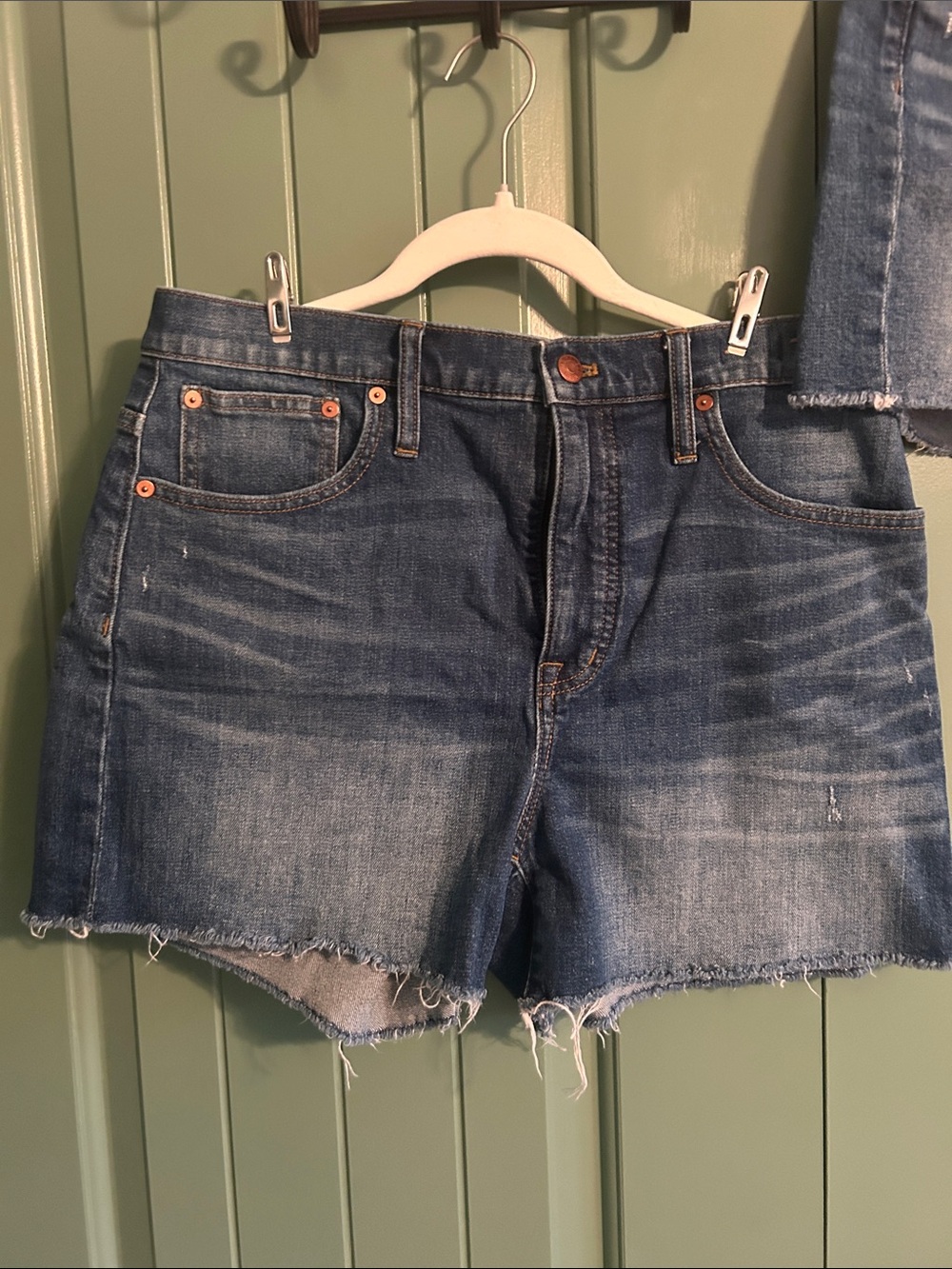 High Rise denim shorts - Picture 2 of 14